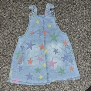 Wonder Nation Star Print Denim Jumper